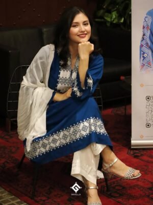 Blue white